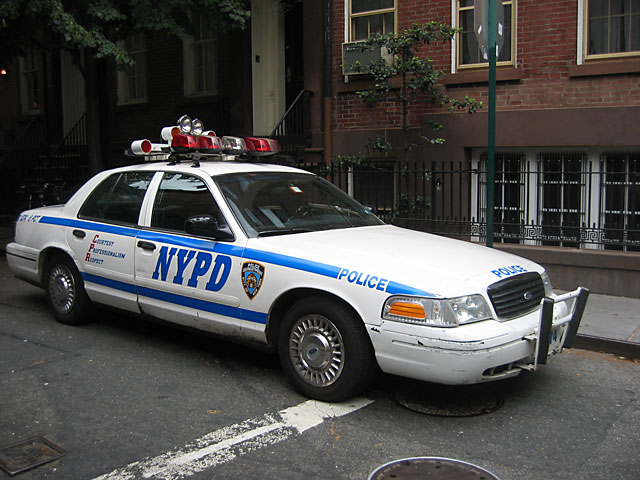 nypd police car Colouring Pages